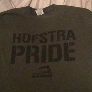 Hofstra Pride Army Green short sleeve t-shirt